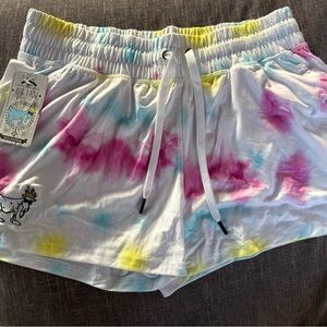 Women's Tie-Dye Goat USA athletic  Shorts